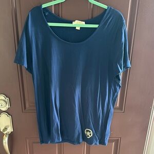 MICHAEL Michael Kors Blue Short Sleeve Relaxed T-Shirt